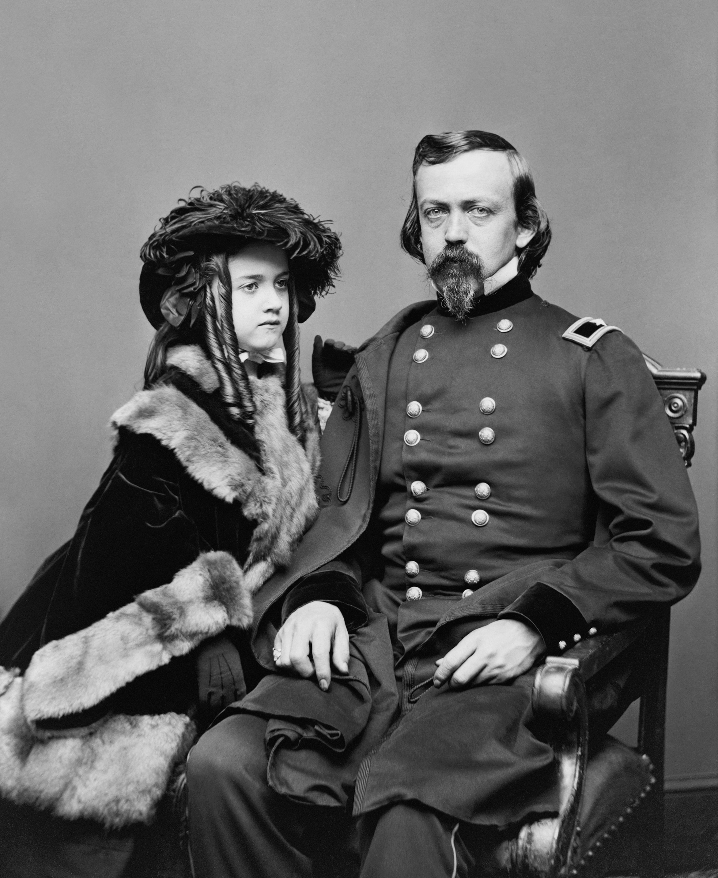 Brig. Gen. Charles P. Stone and daughter Hettie