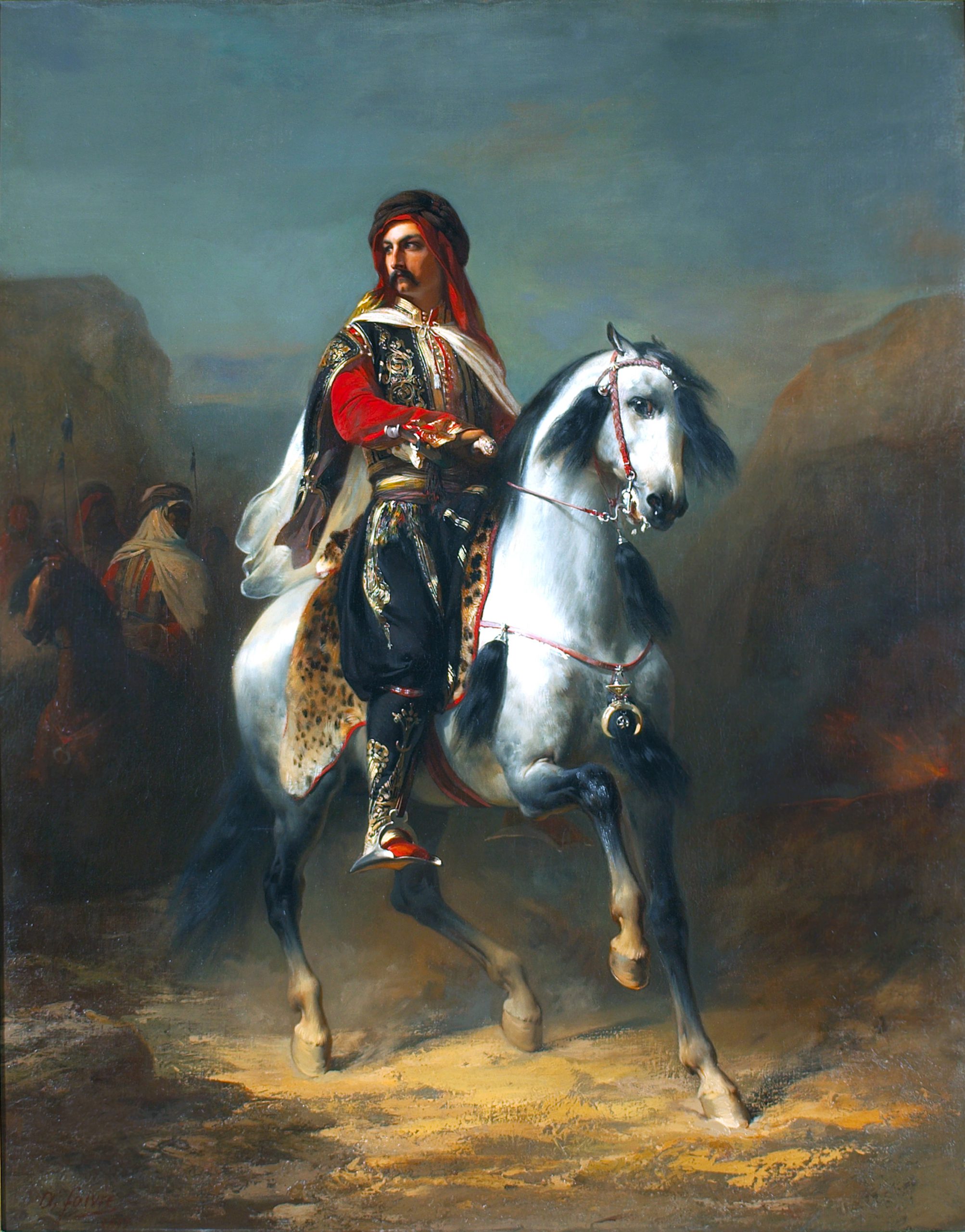 Portrait de Nessim-Bey, Campagne d'Asia